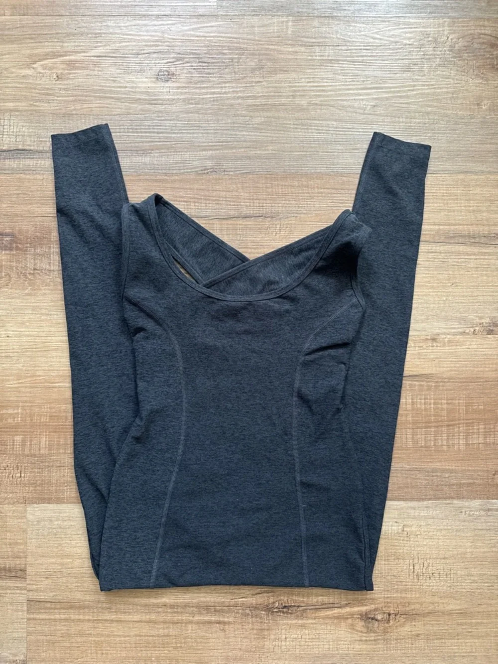 Year of Ours Women’s Stretch Onesie in Charcoal Gray Size Small - Picture 3 of 5